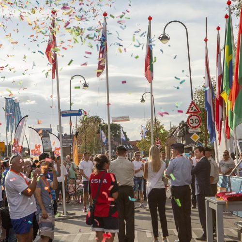 30-07-2018: Wielrennen: WK militairen 2018: Chaam

Burgemeester Joerie Minses